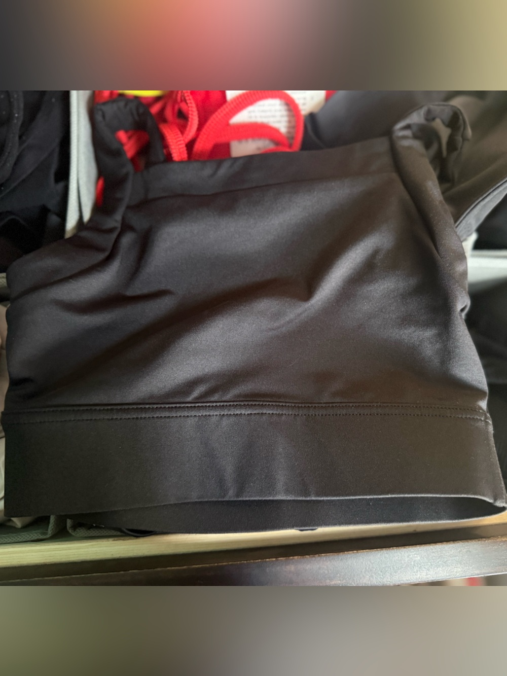 Capezio Black Dance crop top